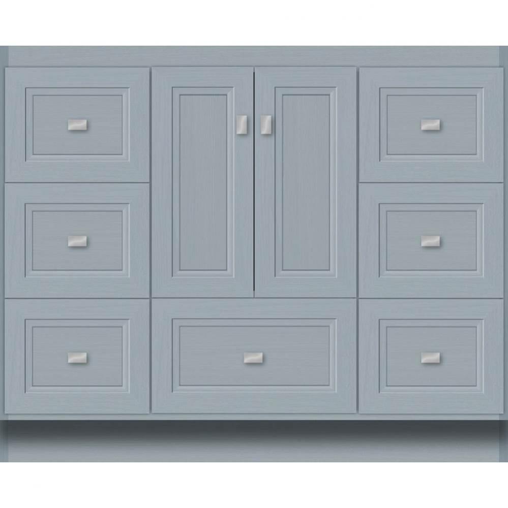 42 X 18 X 34.5 Montlake Vanity Ogee Miter Silver Oak Sb
