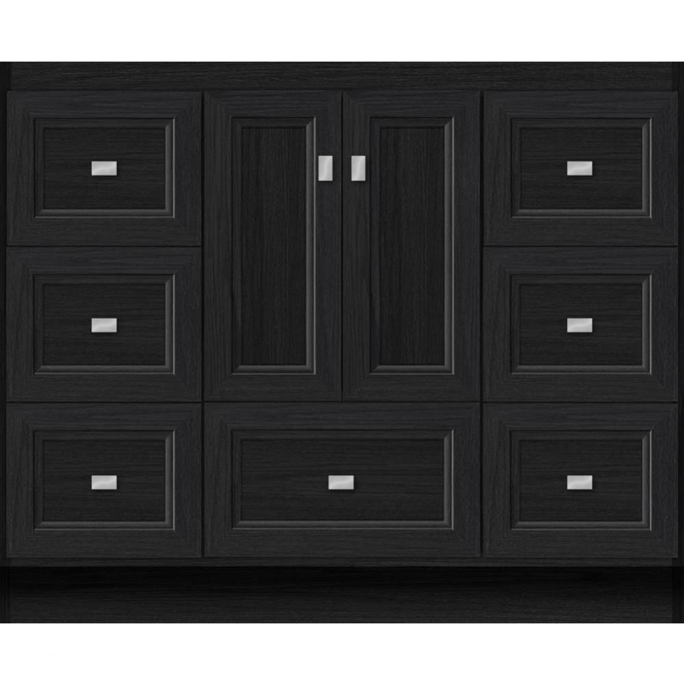 42 X 18 X 34.5 Montlake Vanity Ogee Miter Midnight Oak Sb