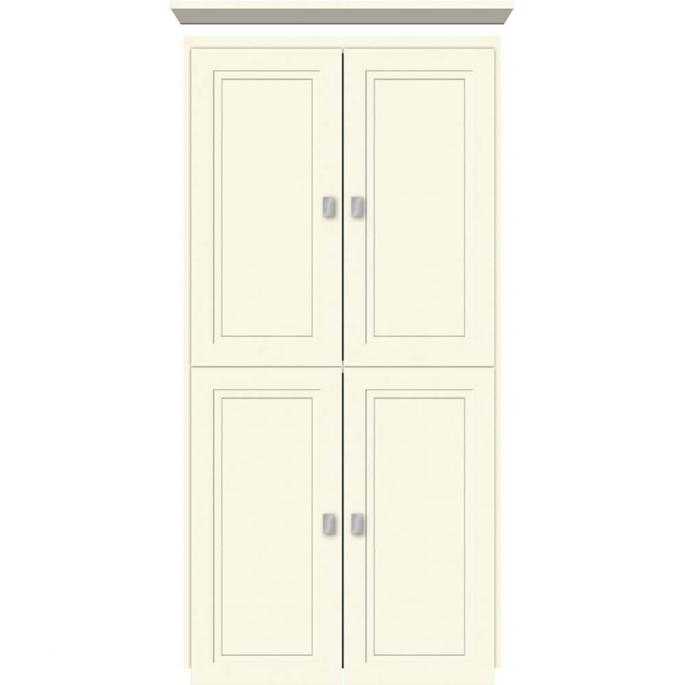 24 X 21 X 48 Montlake Linen Upper Ogee Miter Sat Biscuit
