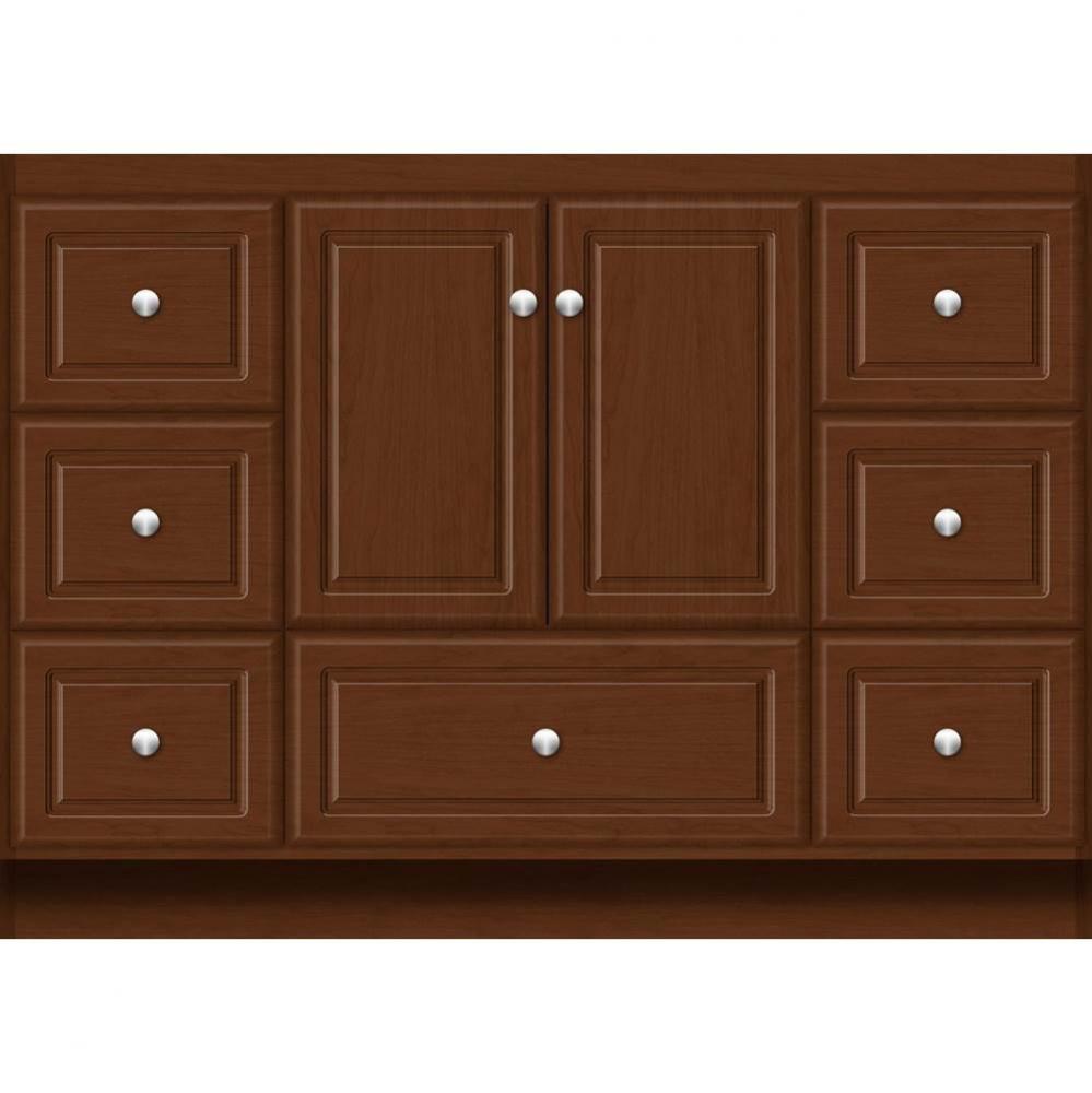 48 X 18 X 34.5 Montlake Vanity Ultra Pecan Cherry Sb