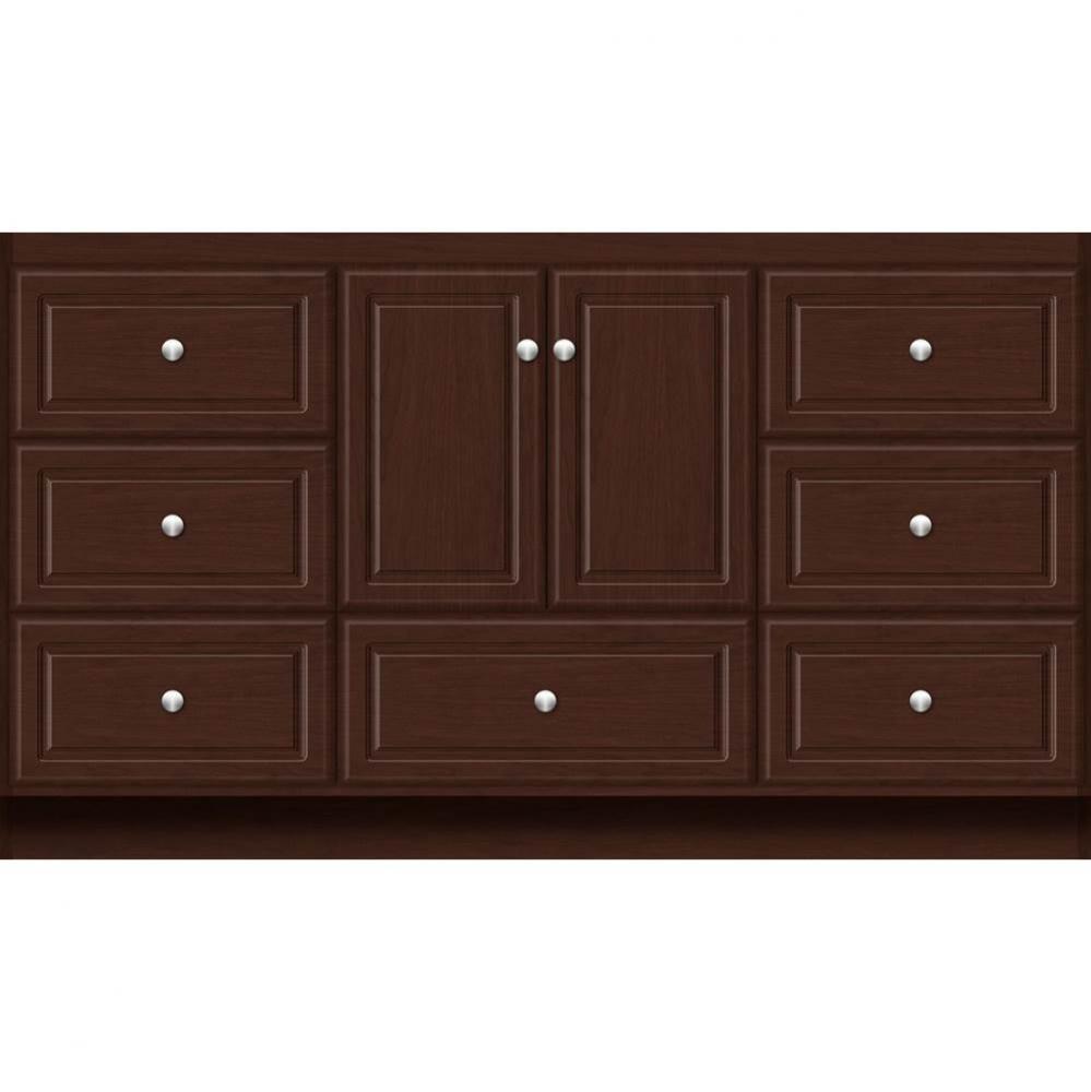 60 X 21 X 34.5 Montlake Vanity Ultra Choc Cherry Sb