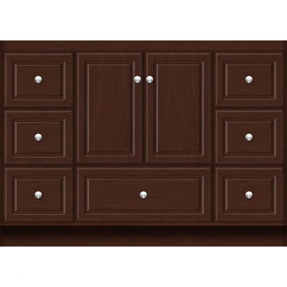 48 X 21 X 34.5 Montlake Vanity Ultra Choc Cherry Sb