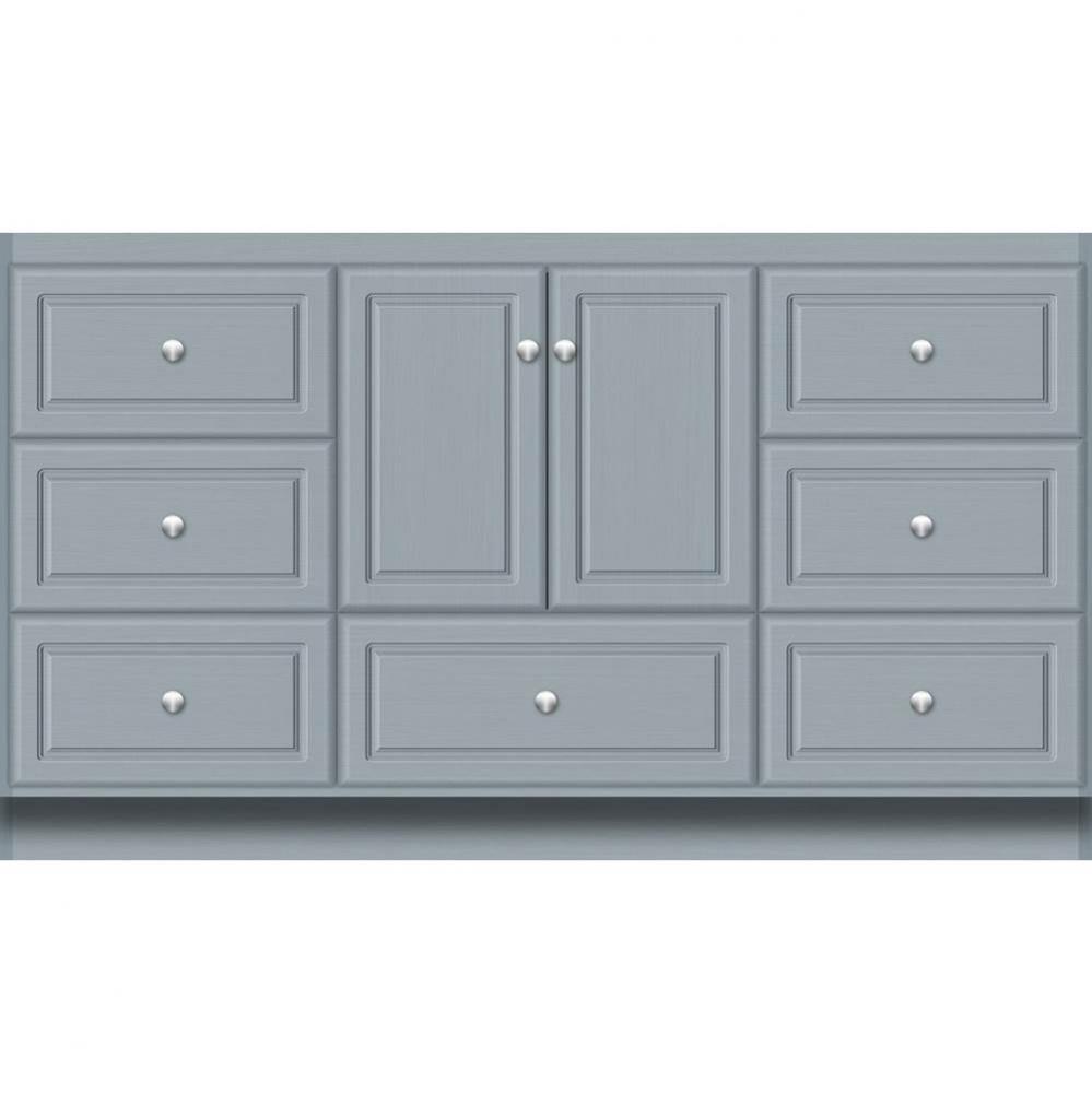 60 X 18 X 34.5 Montlake Vanity Ultra Silver Oak Sb