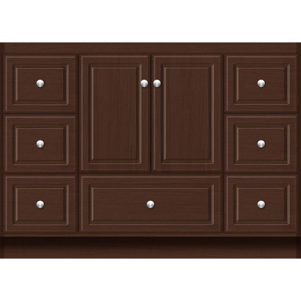 48 X 21 X 34.5 Montlake Vanity Ultra Choc Oak Sb