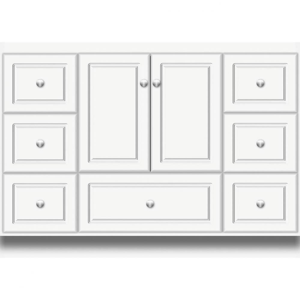 48 X 18 X 34.5 Montlake Vanity Ultra Sat White Sb