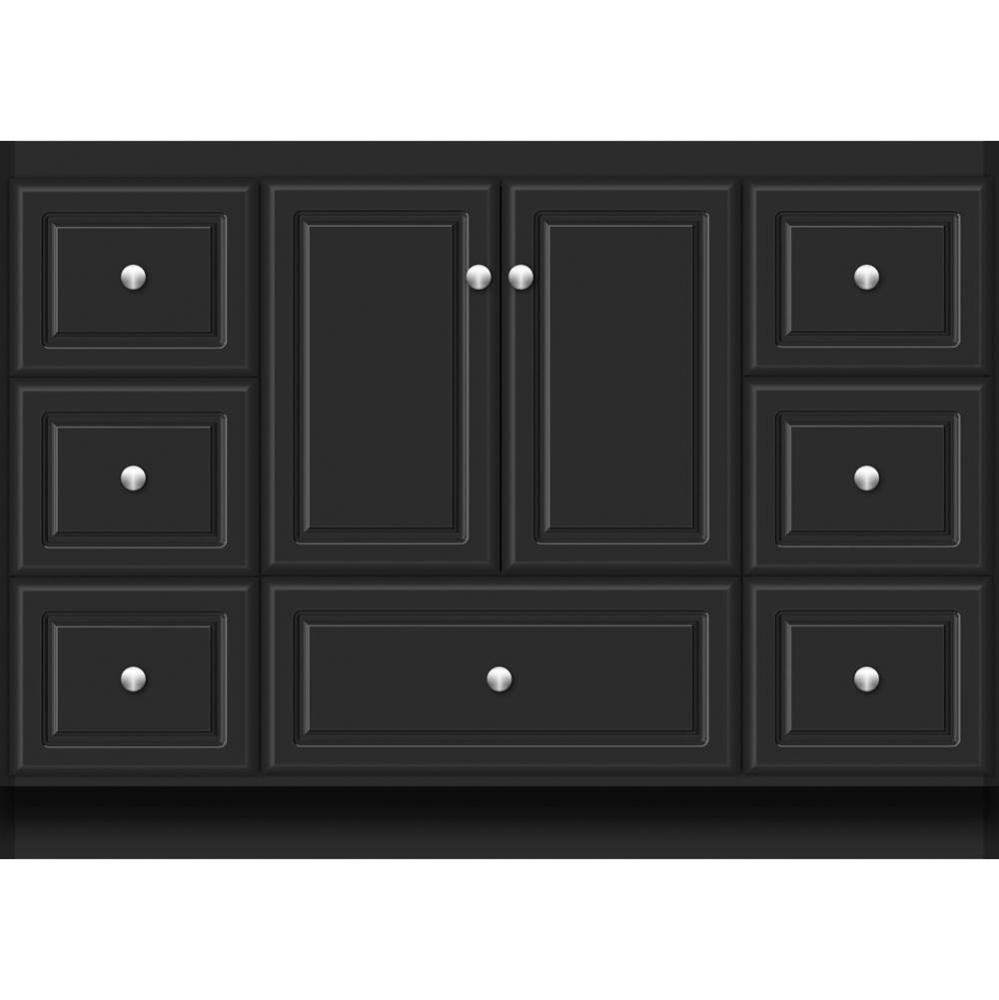 48 X 21 X 34.5 Montlake Vanity Ultra Sat Black Sb