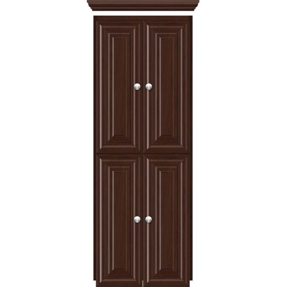18 X 18 X 48 Montlake Linen Upper Classic Miter Choc Cherry