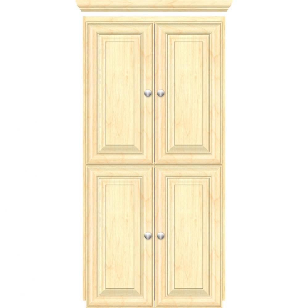 24 X 18 X 48 Montlake Linen Upper Classic Miter Nat Maple
