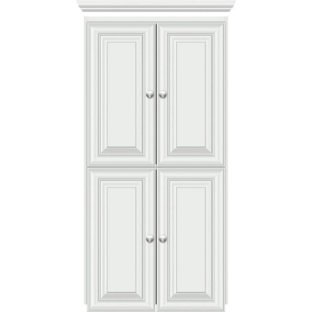 24 X 18 X 48 Montlake Linen Upper Classic Miter Powder Grey