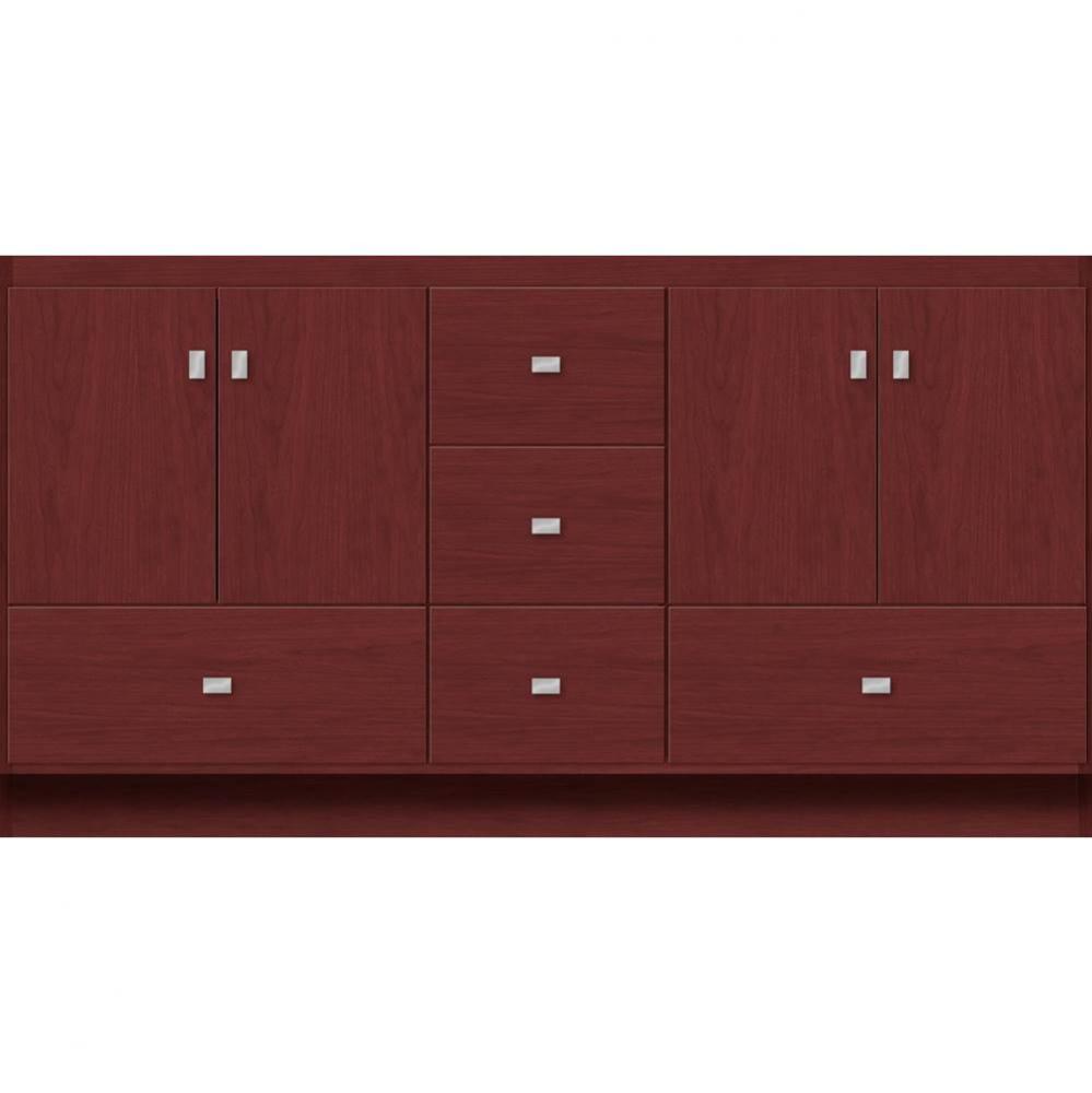 60 X 18 X 32 Montlake Vanity Slab Dk Cherry Db