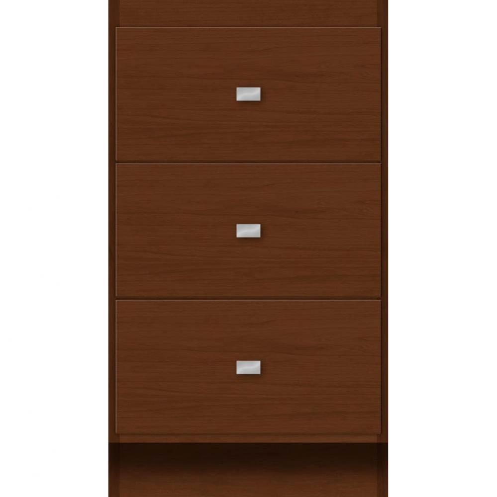 18 X 21 X 32 Montlake Drawer Bank Slab Pecan Cherry
