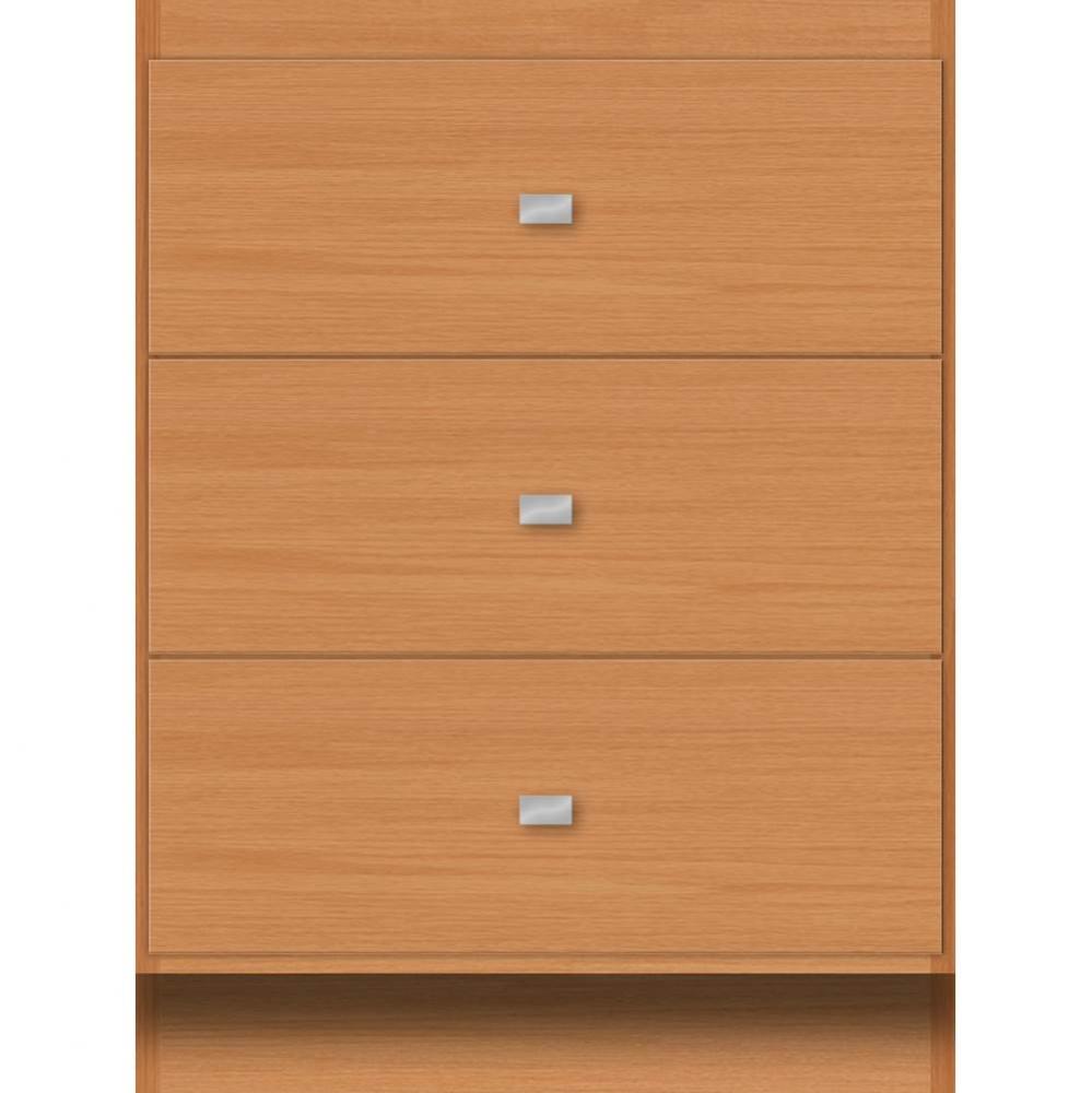 24 X 21 X 32 Montlake Drawer Bank Slab Nat Oak