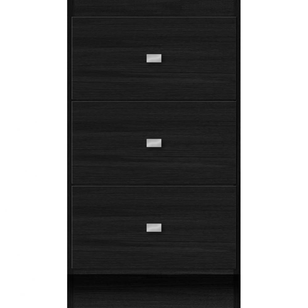 18 X 21 X 32 Montlake Drawer Bank Slab Midnight Oak
