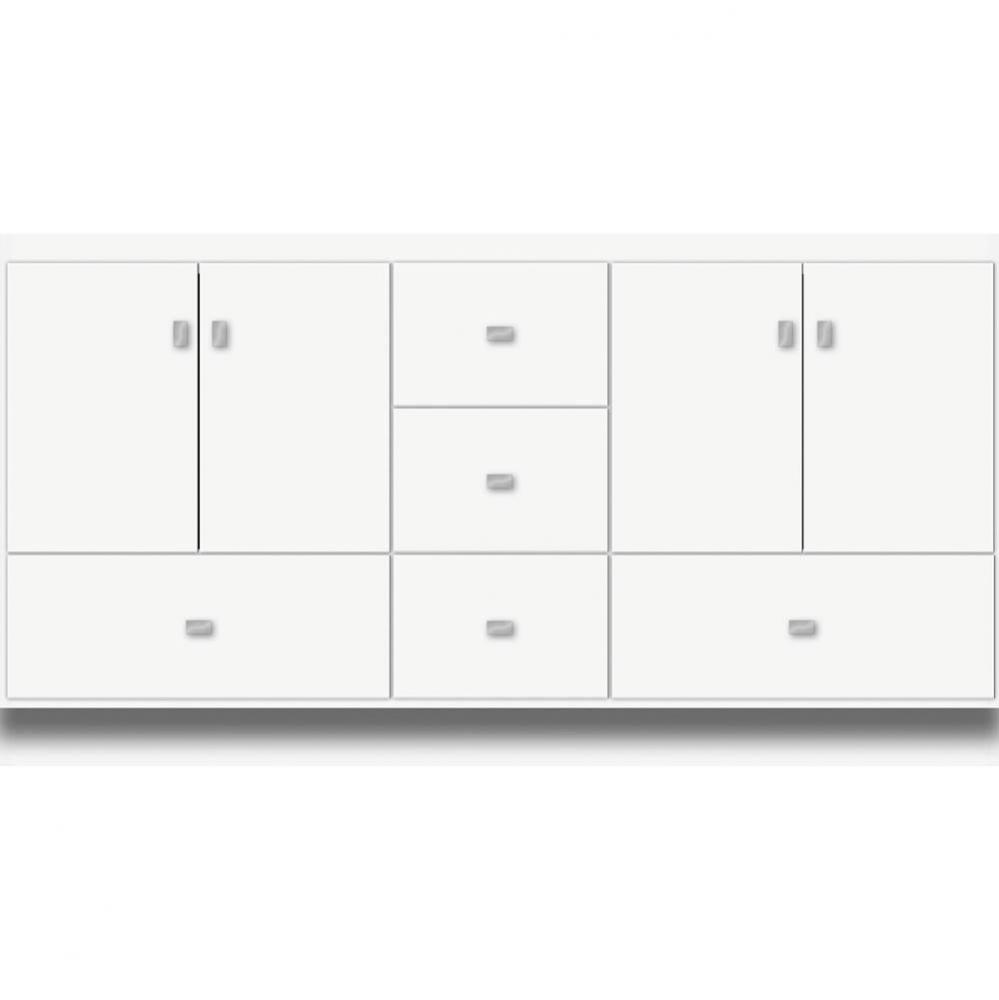 60 X 21 X 32 Montlake Vanity Slab Sat White Db