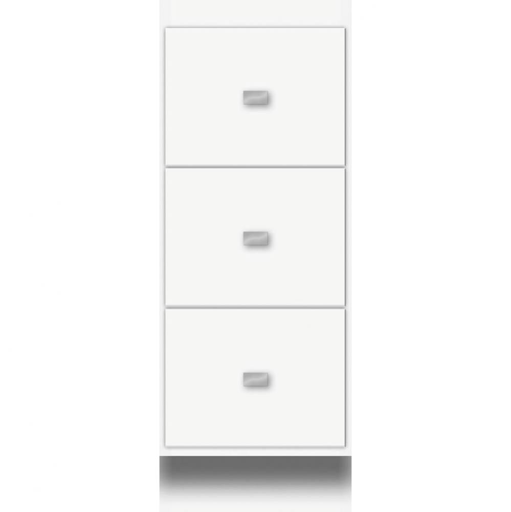 12 X 21 X 32 Montlake Drawer Bank Slab Sat White