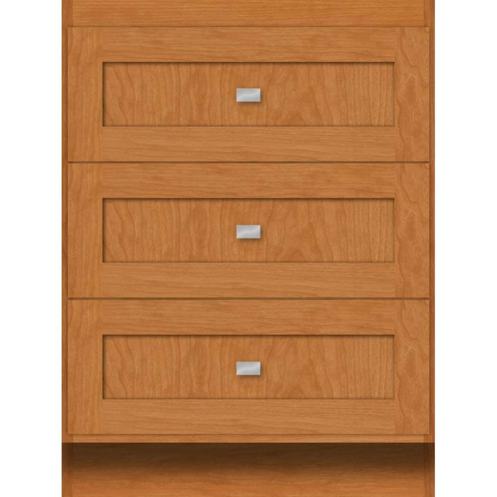 24 X 18 X 32 Montlake Drawer Bank Shaker Nat Cherry