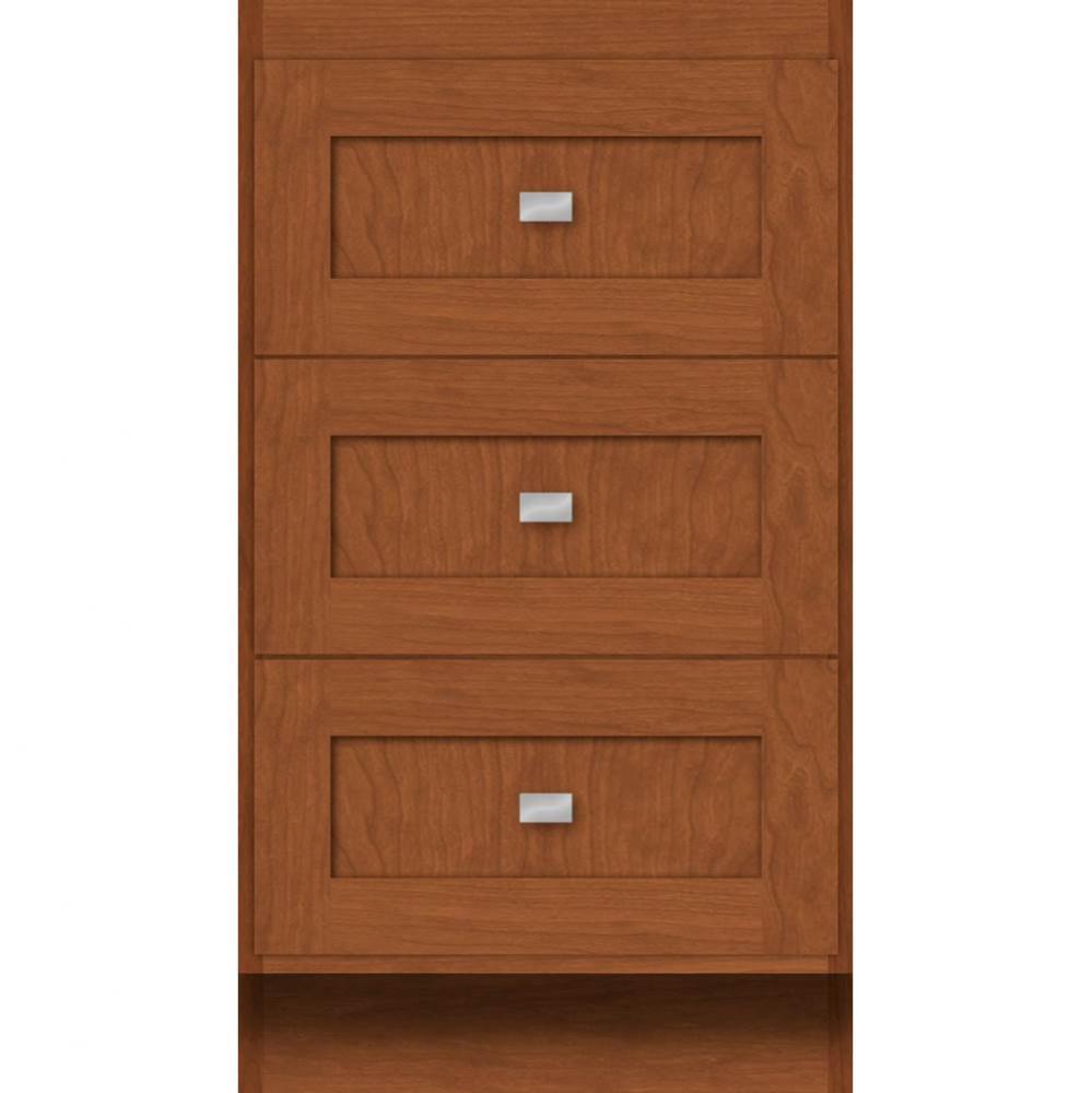 18 X 18 X 32 Montlake Drawer Bank Shaker Cinn Cherry