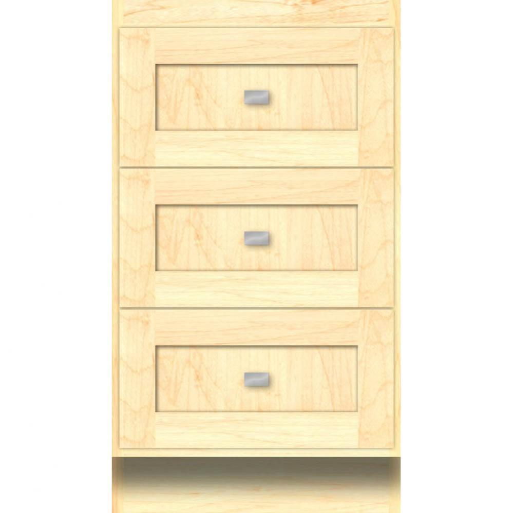 18 X 18 X 32 Montlake Drawer Bank Shaker Nat Maple