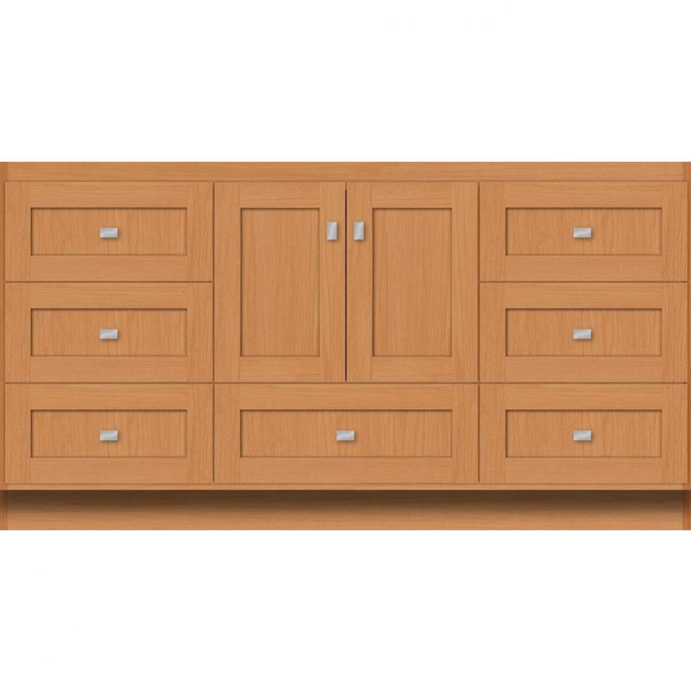 60 X 21 X 32 Montlake Vanity Shaker Nat Oak Sb