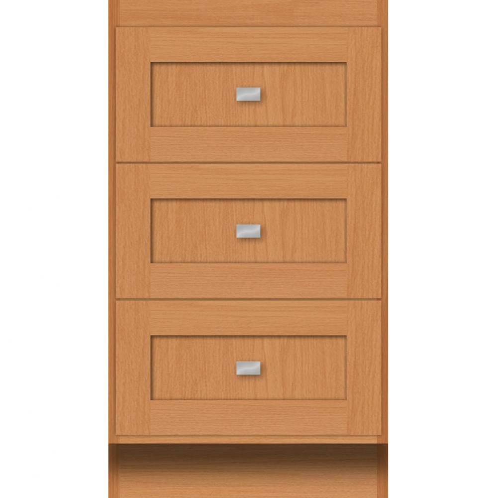 18 X 18 X 32 Montlake Drawer Bank Shaker Nat Oak