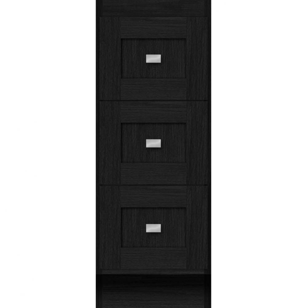 12 X 18 X 32 Montlake Drawer Bank Shaker Midnight Oak