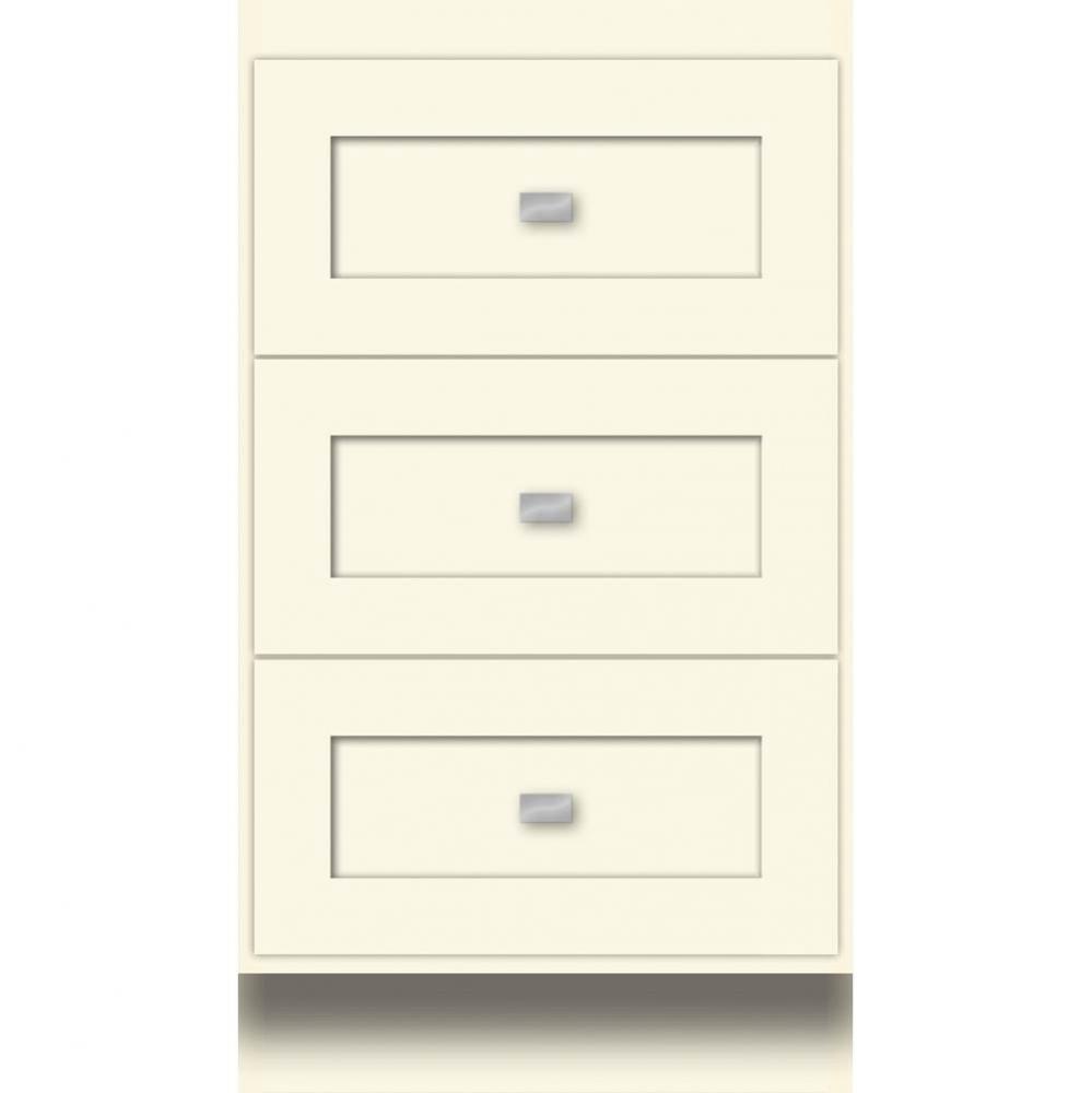 18 X 18 X 32 Montlake Drawer Bank Shaker Sat Biscuit