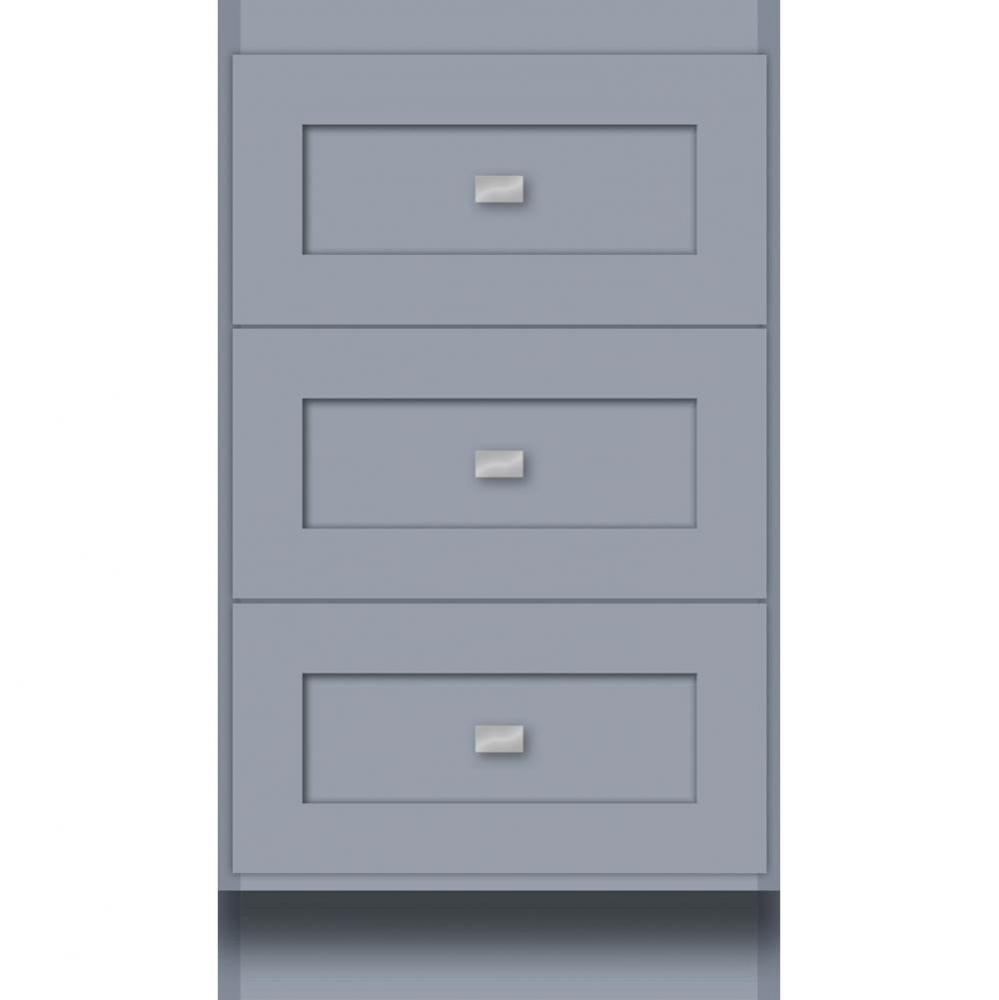 18 X 21 X 32 Montlake Drawer Bank Shaker Sat Silver