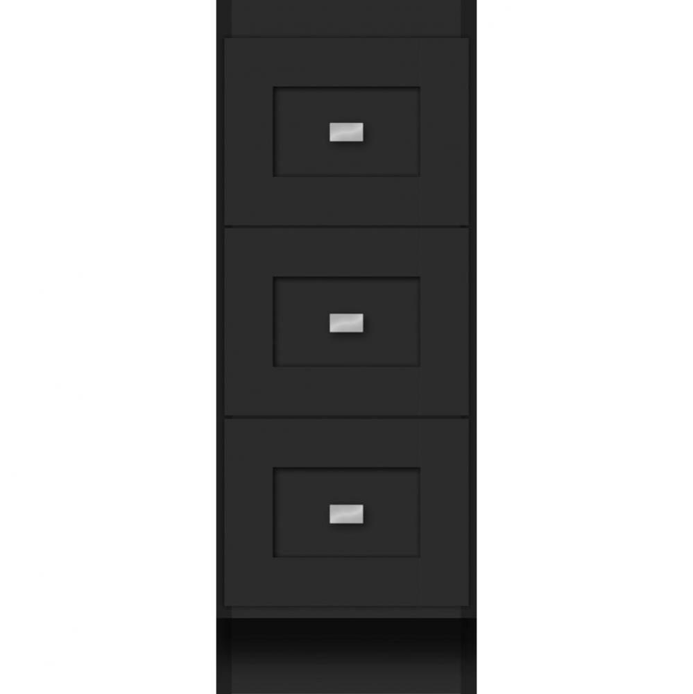 12 X 18 X 32 Montlake Drawer Bank Shaker Sat Black