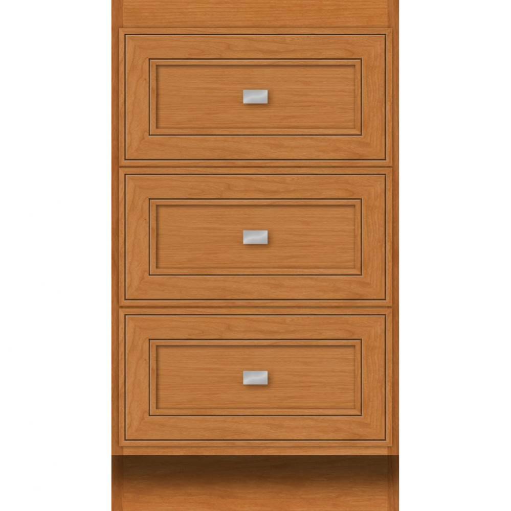 18 X 18 X 32 Montlake Drawer Bank Deco Miter Nat Cherry