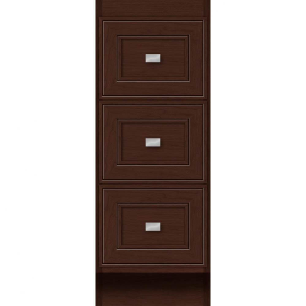 12 X 21 X 32 Montlake Drawer Bank Deco Miter Choc Cherry