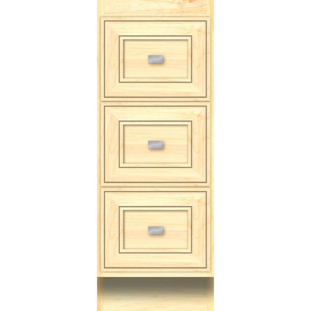 12 X 18 X 32 Montlake Drawer Bank Deco Miter Nat Maple