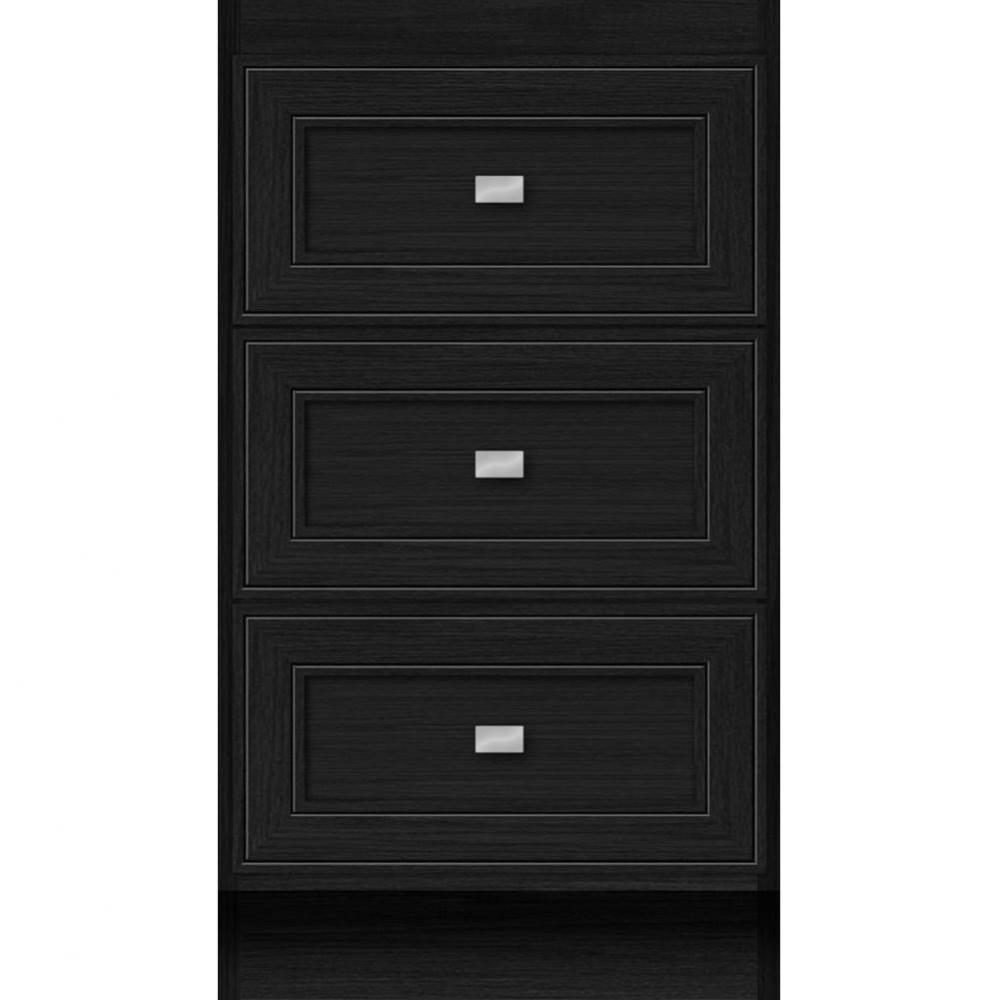 18 X 21 X 32 Montlake Drawer Bank Deco Miter Midnight Oak