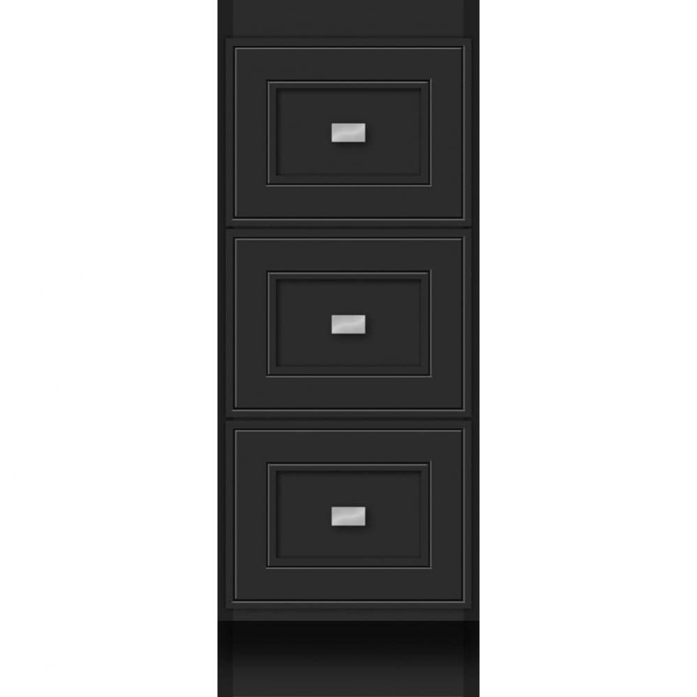 12 X 18 X 32 Montlake Drawer Bank Deco Miter Sat Black