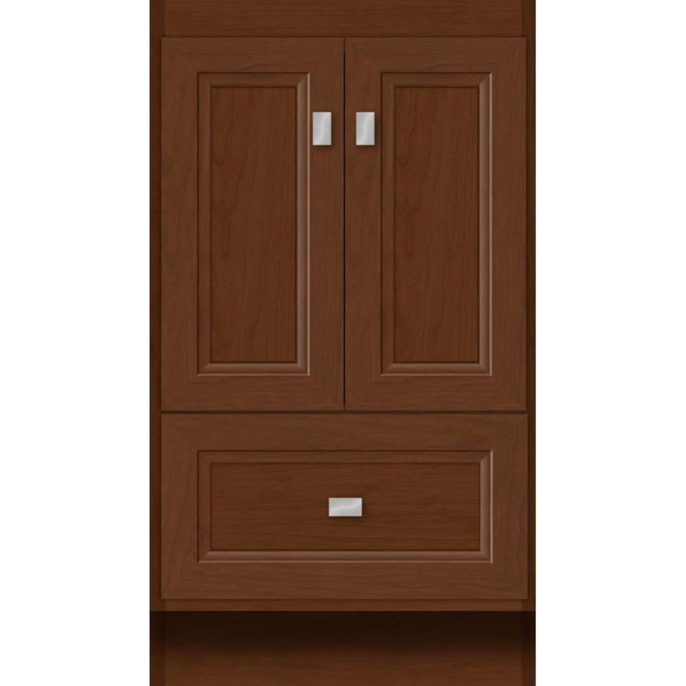 18 X 18 X 32 Montlake Vanity Ogee Miter Pecan Cherry Std