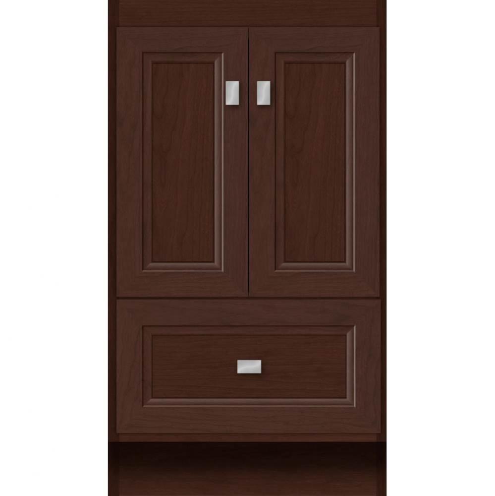 18 X 18 X 32 Montlake Vanity Ogee Miter Choc Cherry Std
