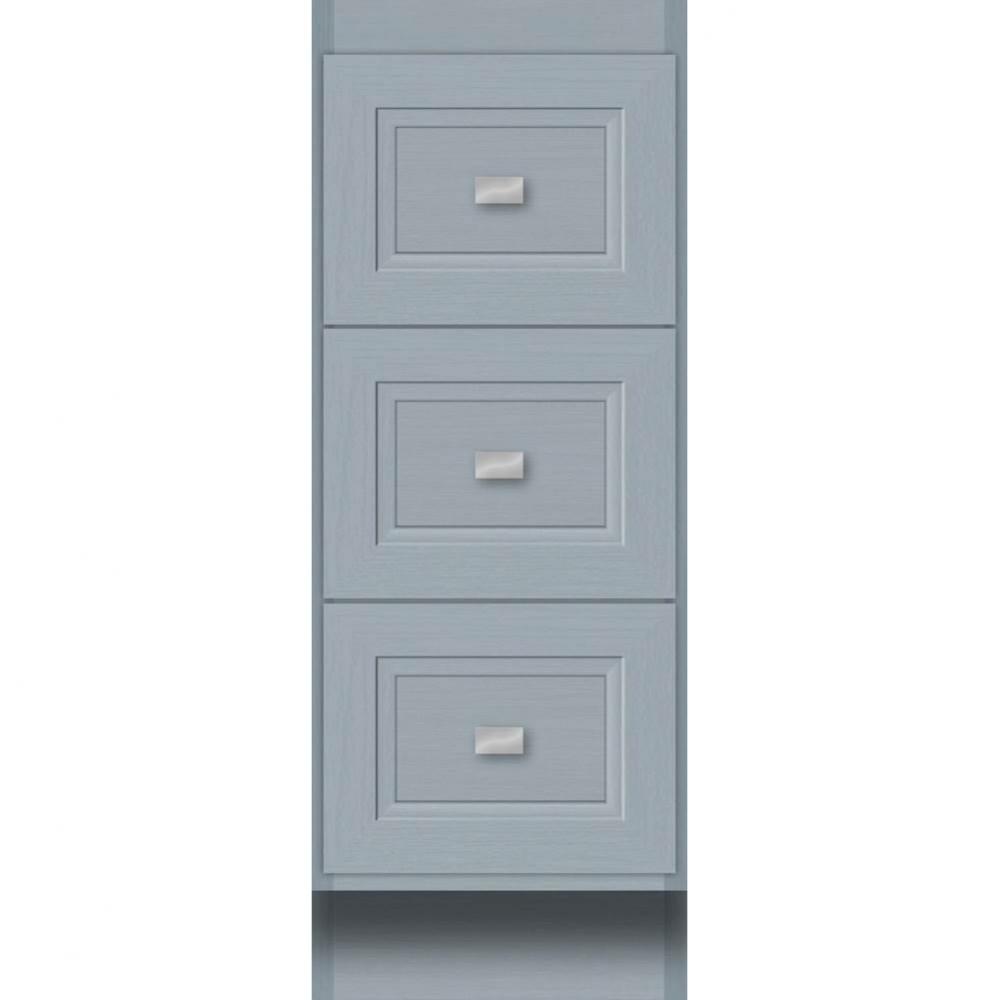 12 X 21 X 32 Montlake Drawer Bank Ogee Miter Silver Oak