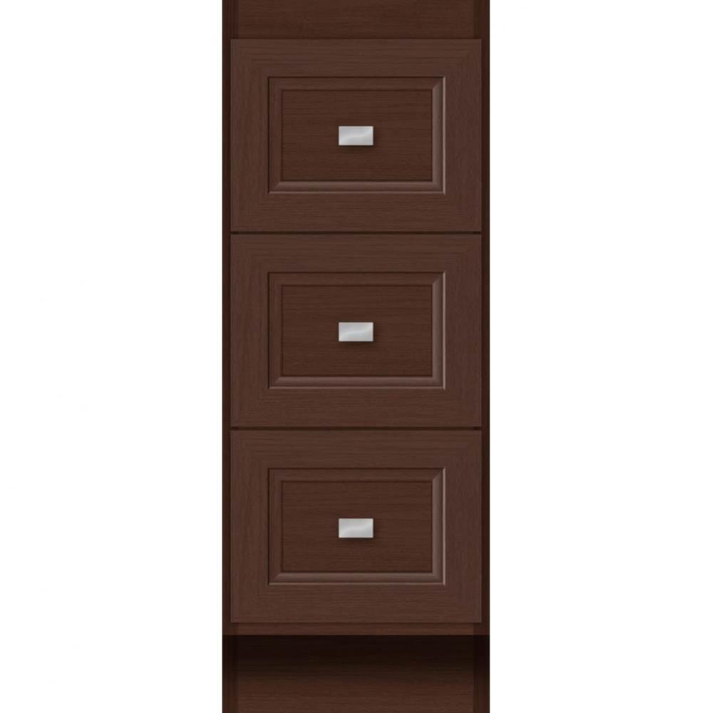 12 X 21 X 32 Montlake Drawer Bank Ogee Miter Choc Oak