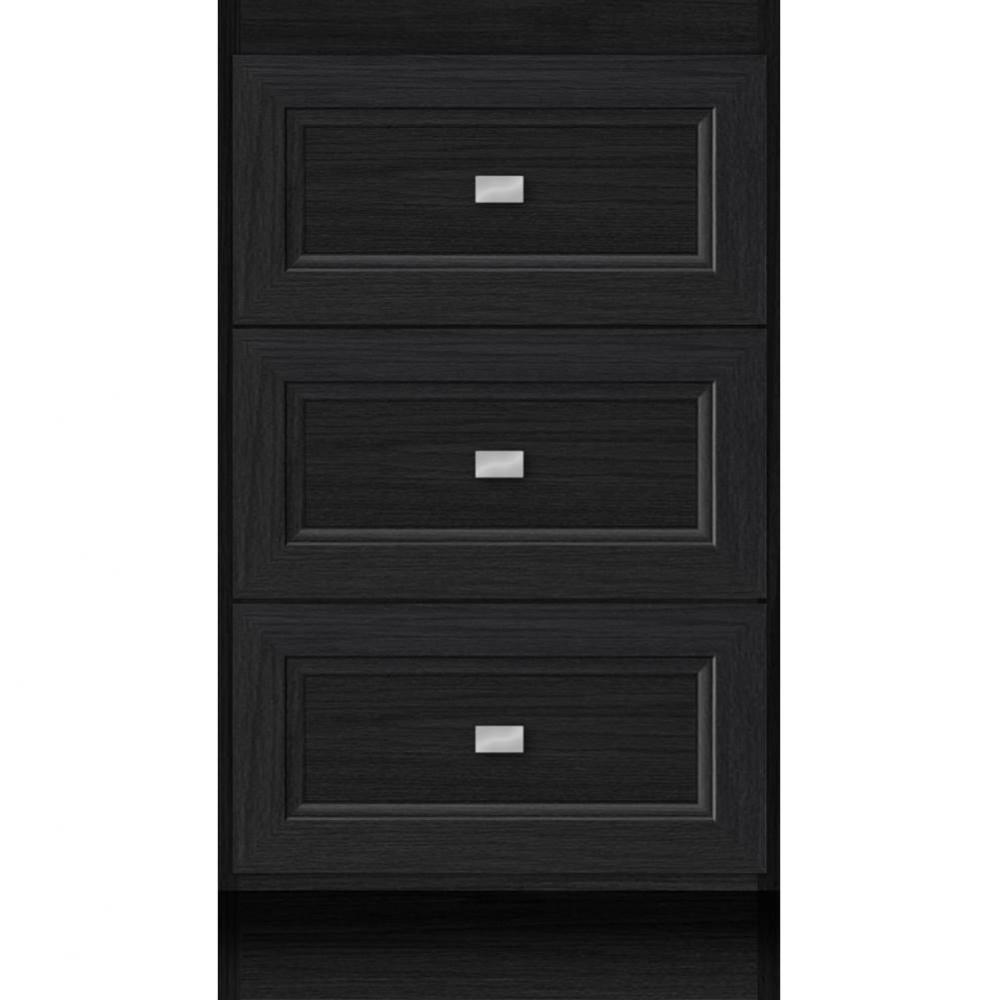 18 X 21 X 32 Montlake Drawer Bank Ogee Miter Midnight Oak
