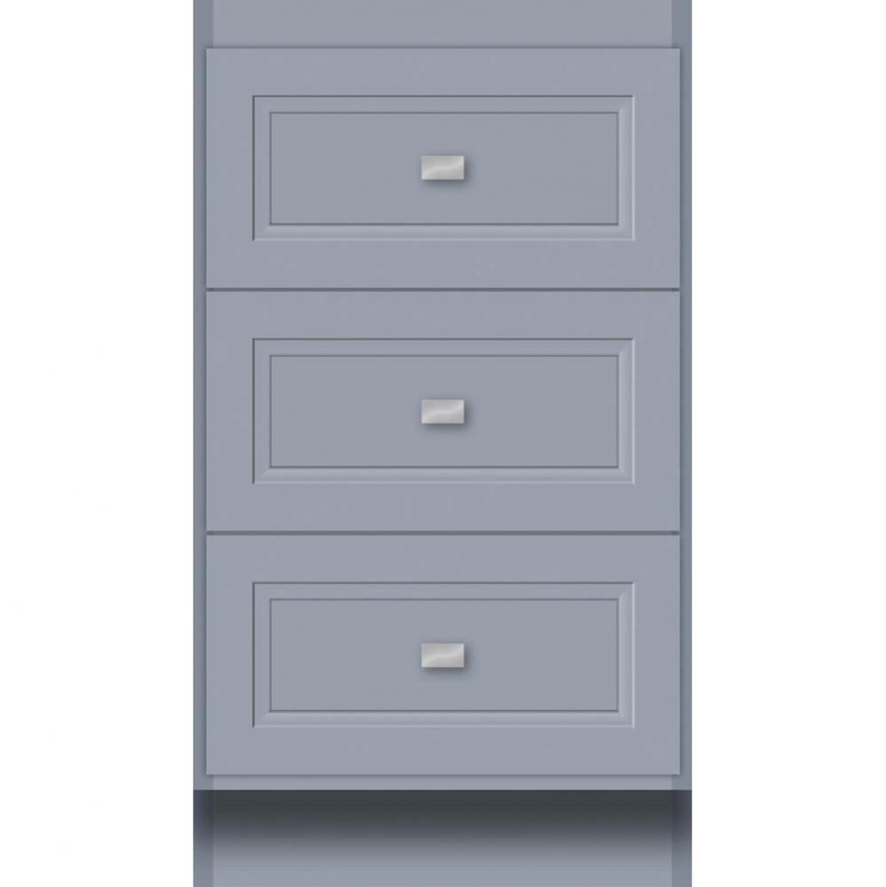 18 X 21 X 32 Montlake Drawer Bank Ogee Miter Sat Silver