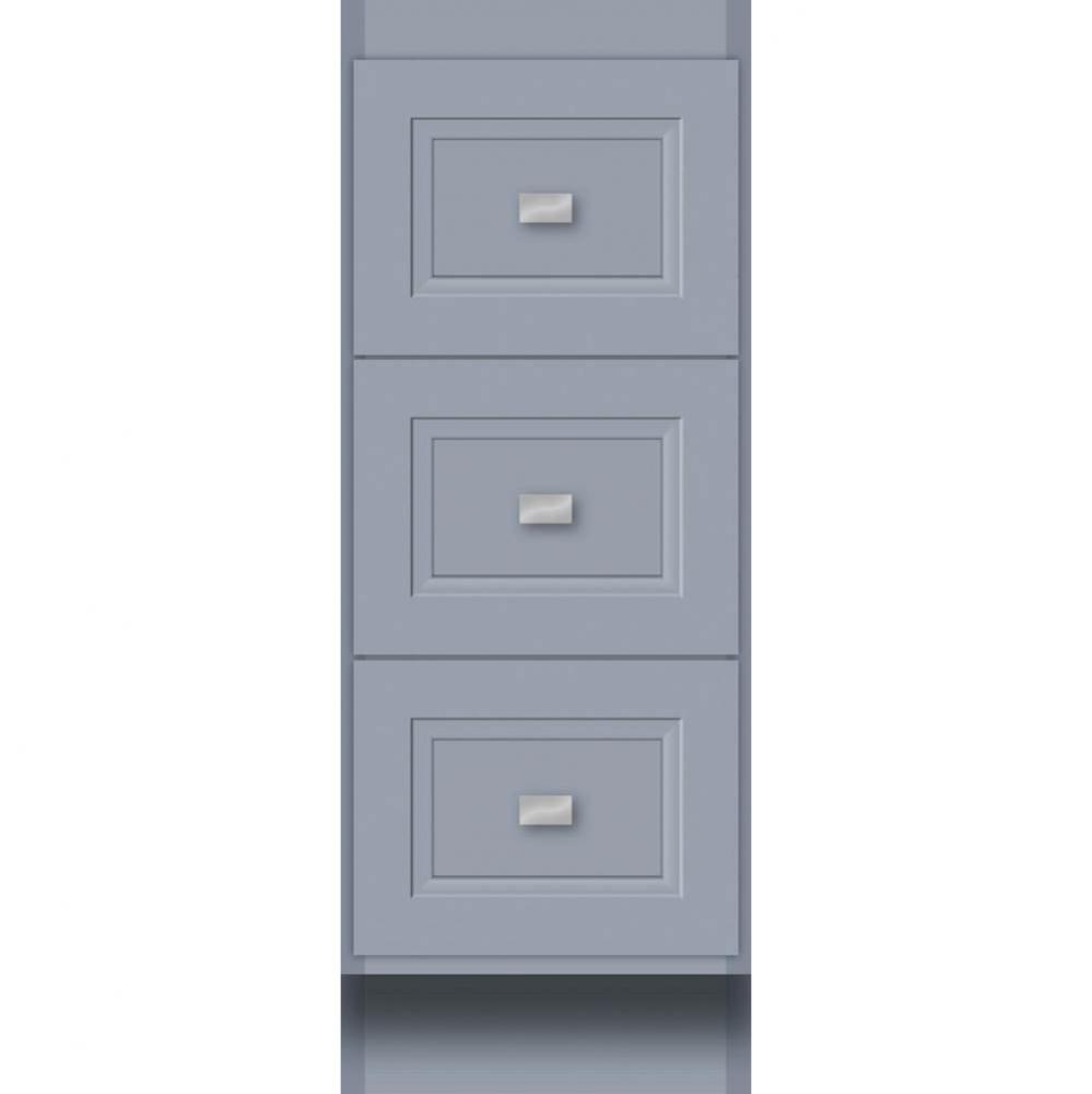 12 X 21 X 32 Montlake Drawer Bank Ogee Miter Sat Silver