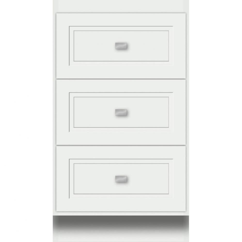 18 X 21 X 32 Montlake Drawer Bank Ogee Miter Powder Grey