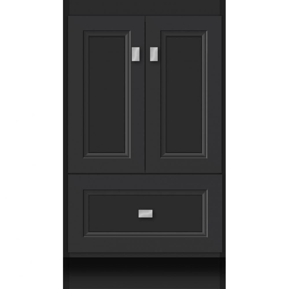 18 X 18 X 32 Montlake Vanity Ogee Miter Sat Black Std