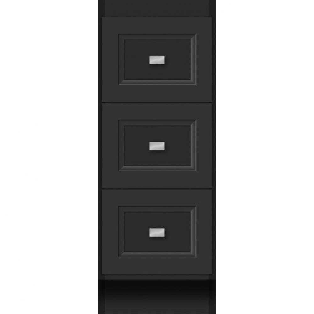 12 X 21 X 32 Montlake Drawer Bank Ogee Miter Sat Black