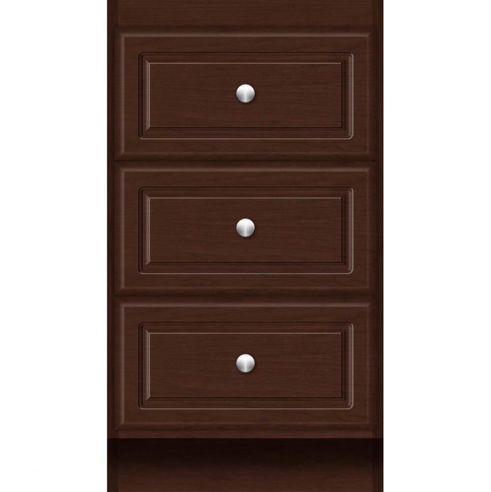 18 X 18 X 32 Montlake Drawer Bank Ultra Choc Cherry