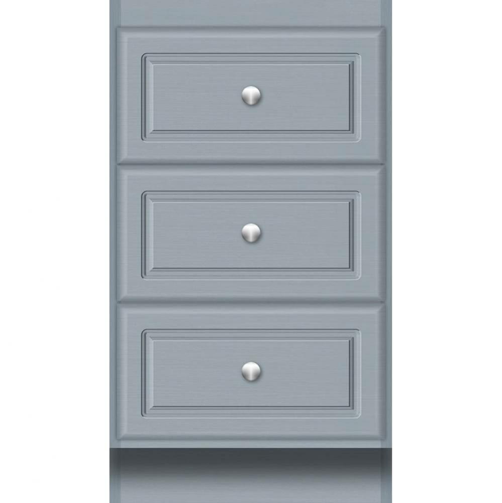 18 X 18 X 32 Montlake Drawer Bank Ultra Silver Oak