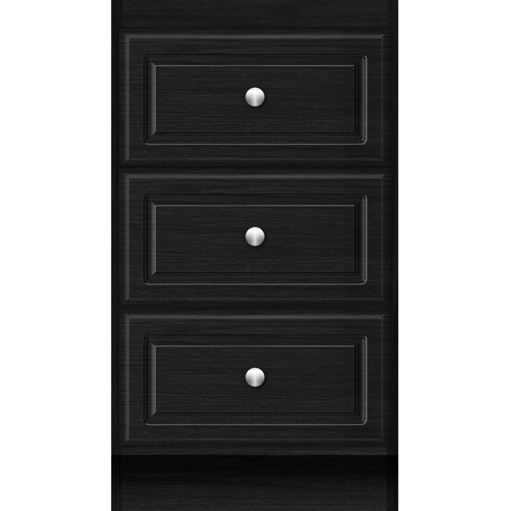 18 X 18 X 32 Montlake Drawer Bank Ultra Midnight Oak