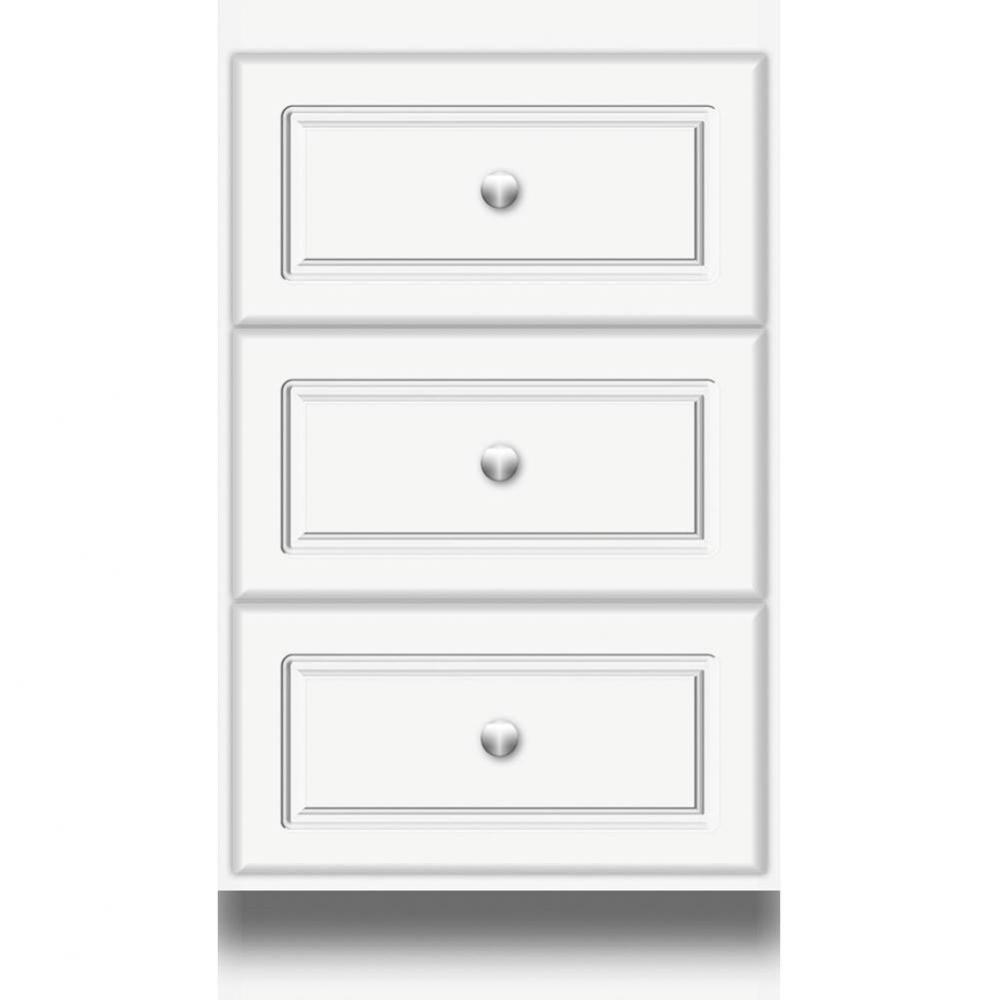 18 X 21 X 32 Montlake Drawer Bank Ultra Sat White