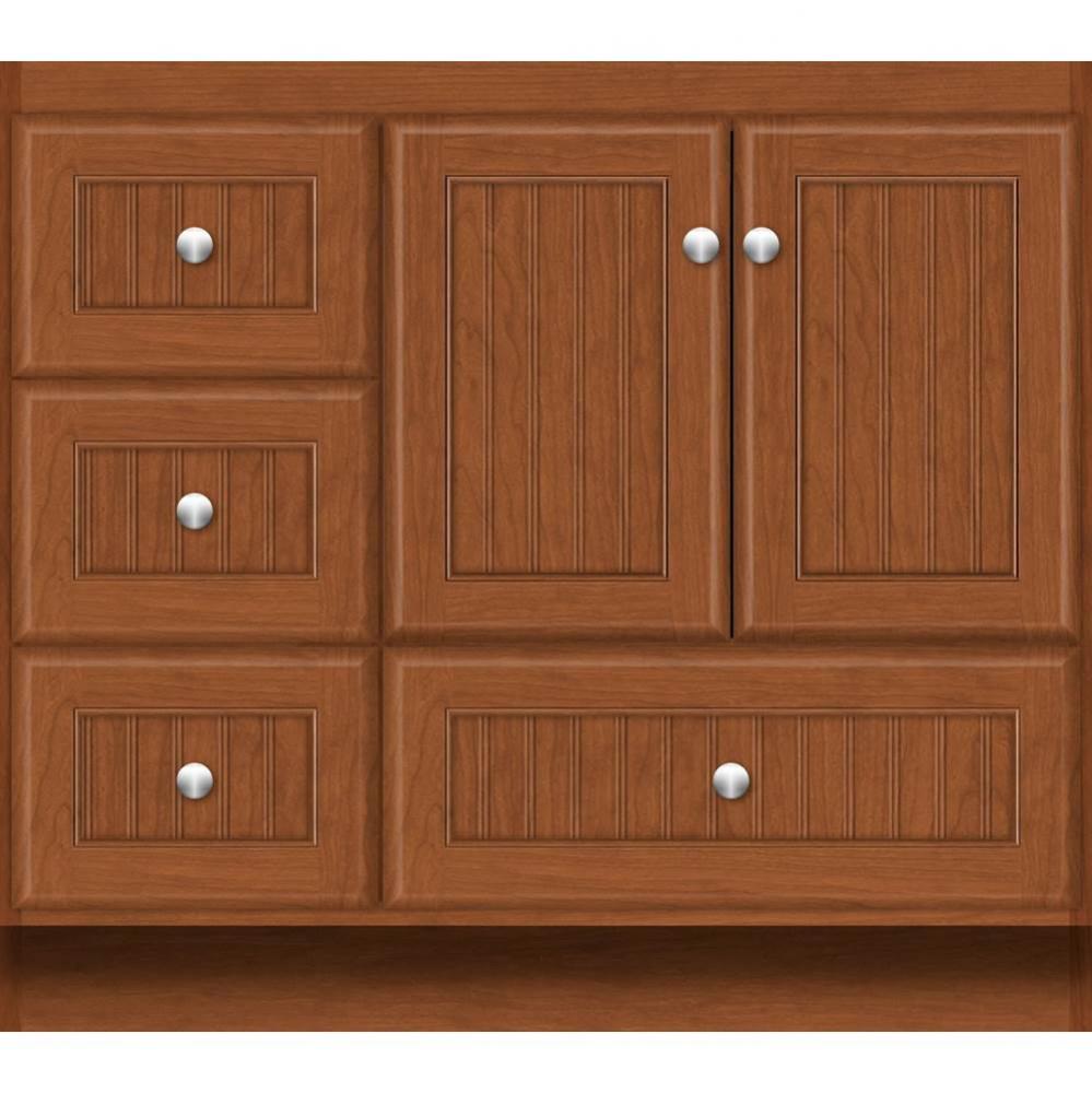 36 X 21 X 32 Montlake Vanity Beaded Cinn Cherry Lh