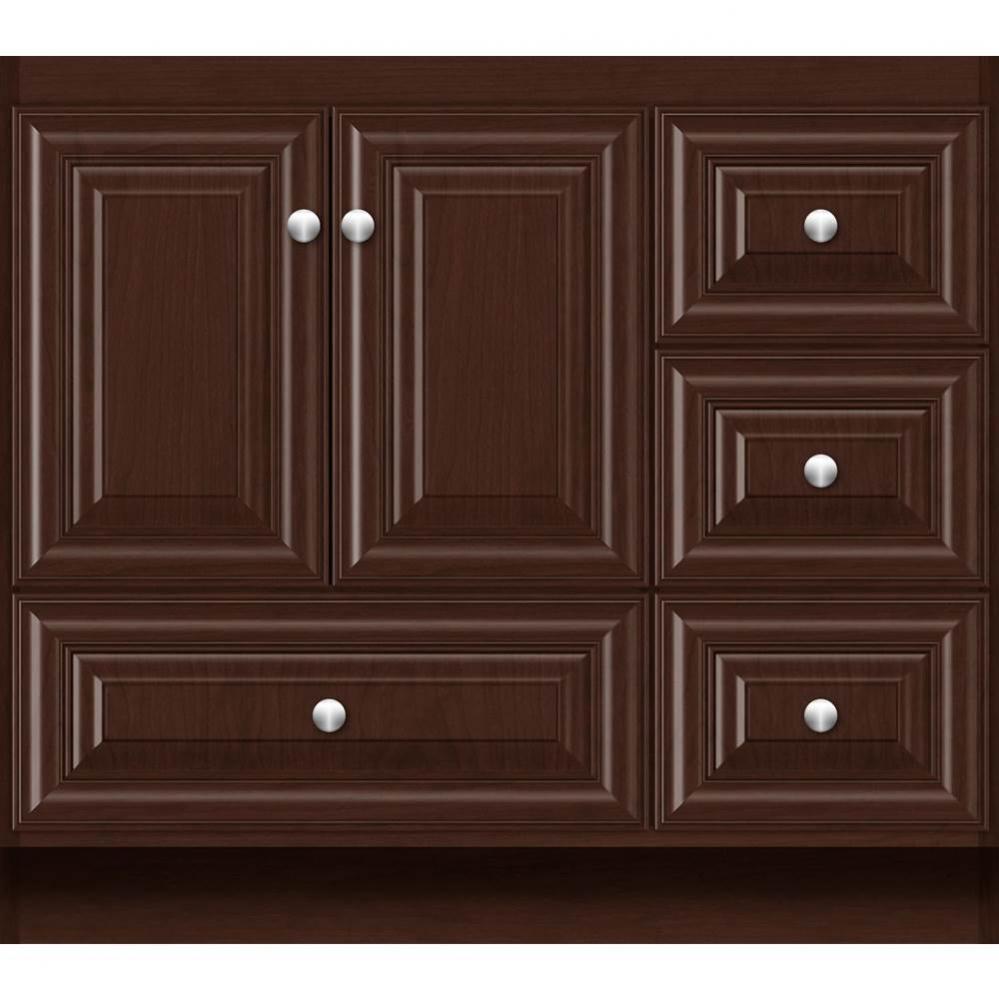 36 X 21 X 32 Montlake Vanity Classic Miter Choc Cherry Rh