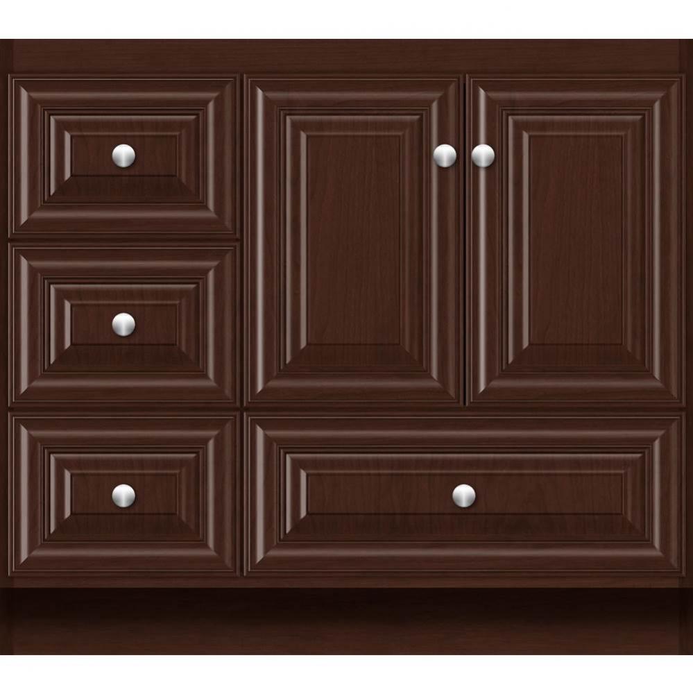 36 X 18 X 32 Montlake Vanity Classic Miter Choc Cherry Lh